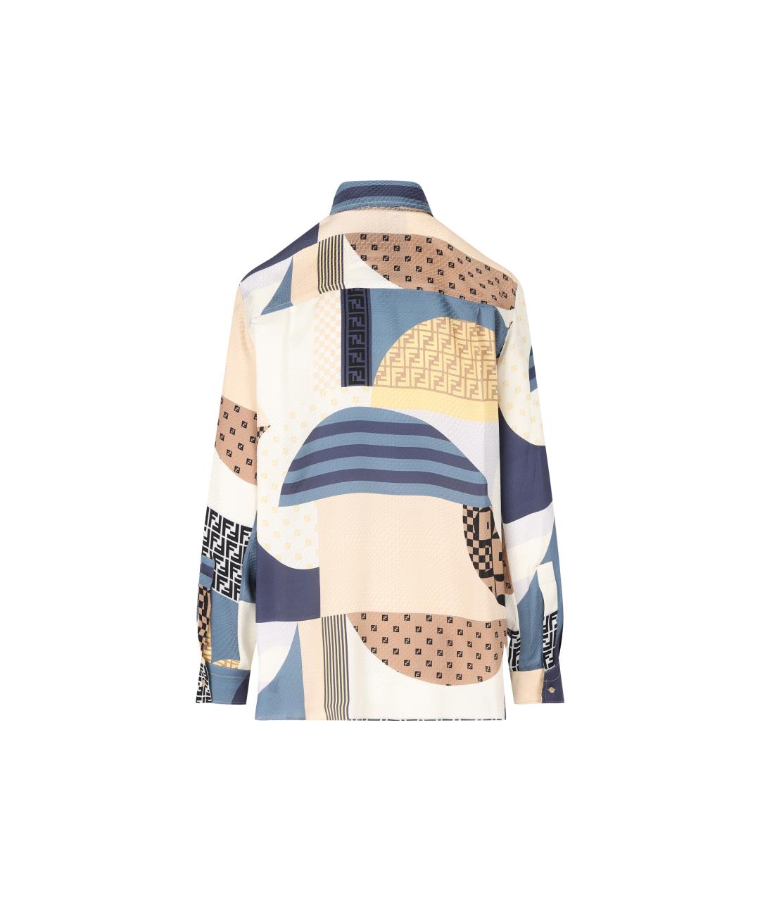 FENDI Шелковая рубашка, фото 3