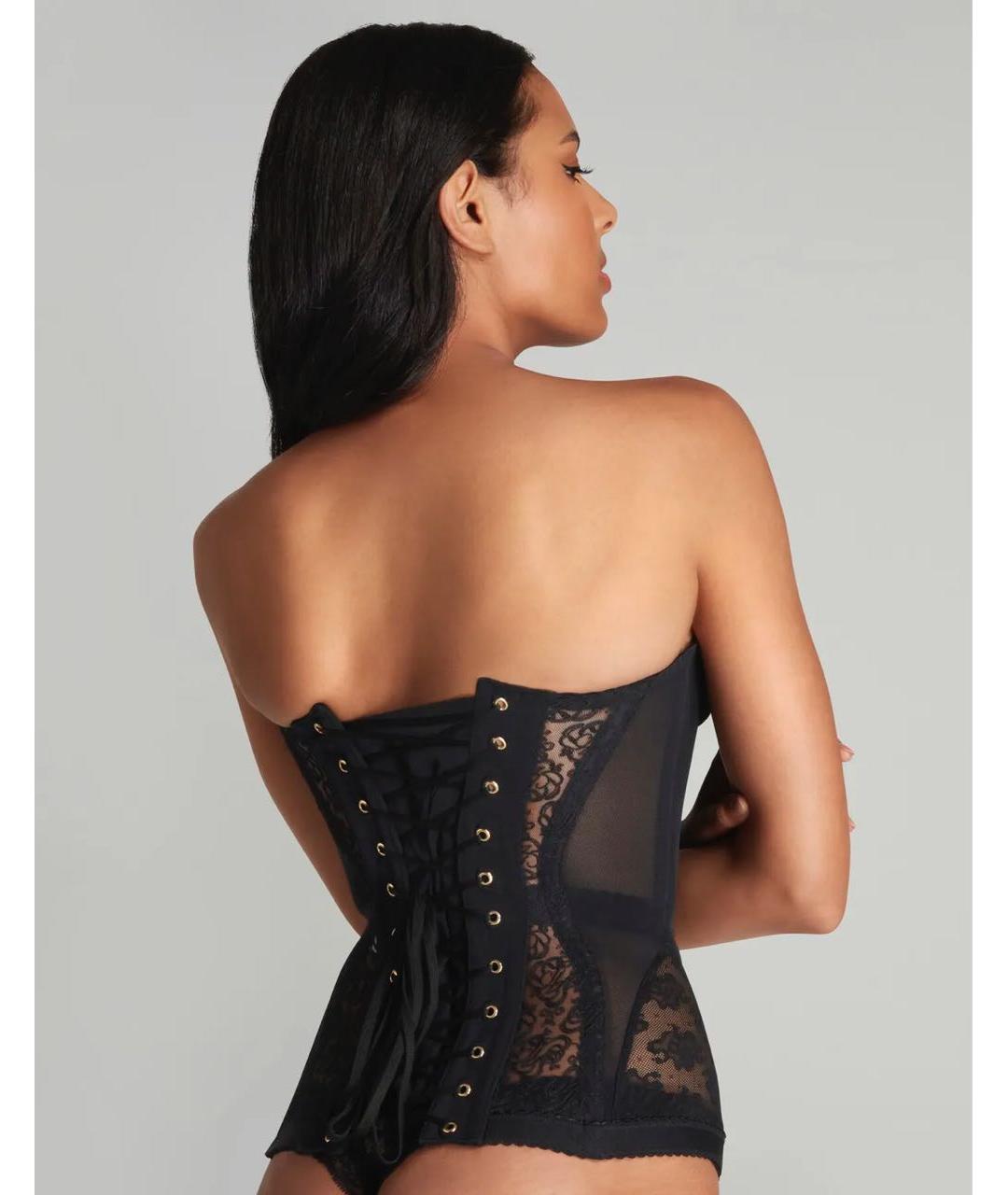 AGENT PROVOCATEUR Черный кружевной корсет, фото 2