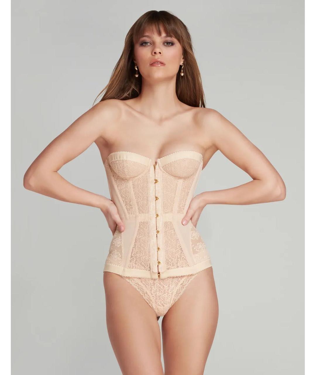 AGENT PROVOCATEUR Розовый кружевной корсет, фото 3