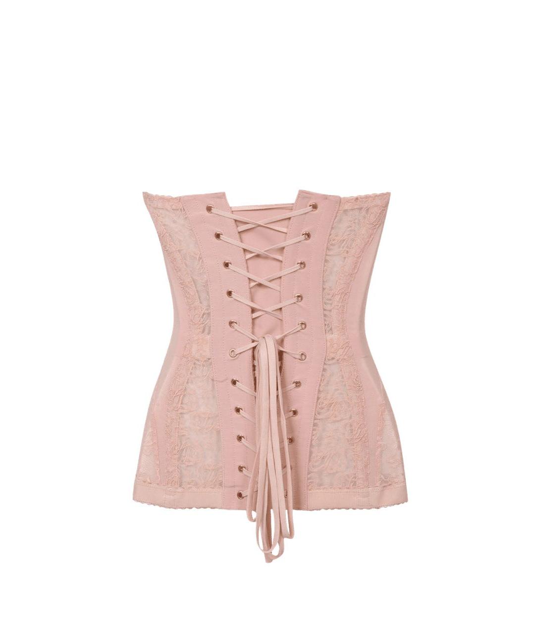 AGENT PROVOCATEUR Розовый кружевной корсет, фото 2