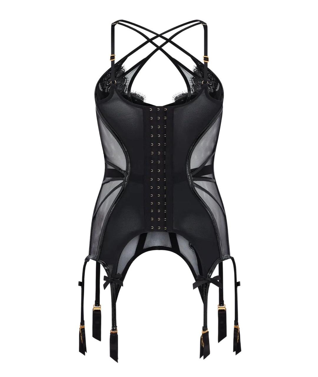 AGENT PROVOCATEUR Черный кружевной корсет, фото 2