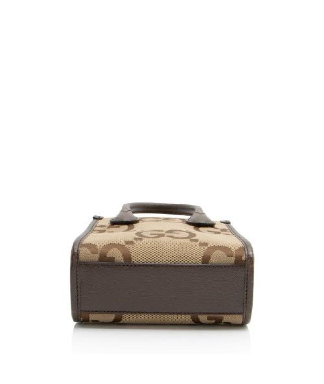 GUCCI Коричневая сумка с короткими ручками, фото 3