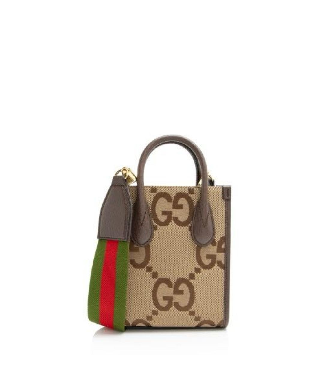 GUCCI Коричневая сумка с короткими ручками, фото 9