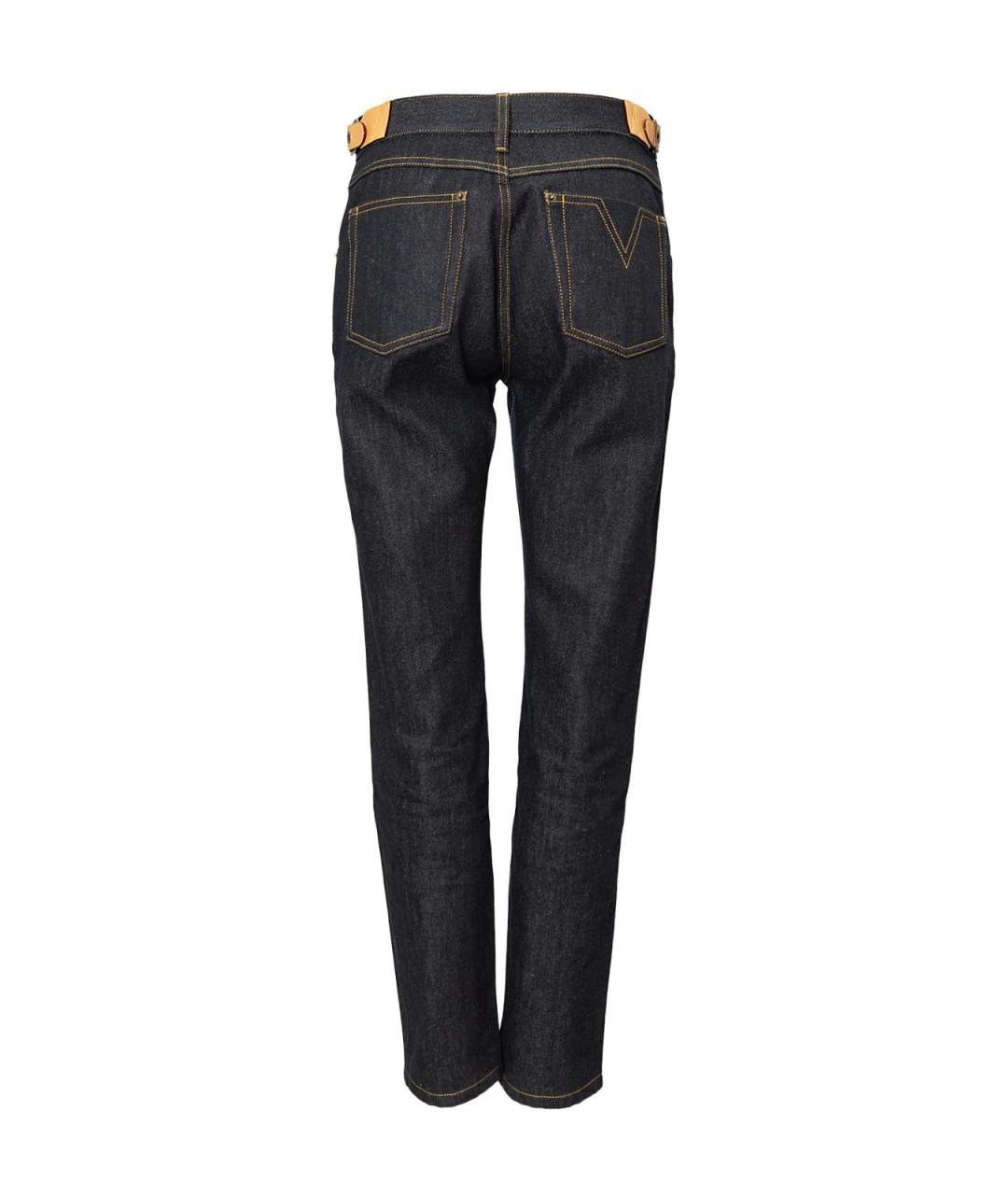 LOUIS VUITTON Синие хлопковые прямые джинсы, фото 2