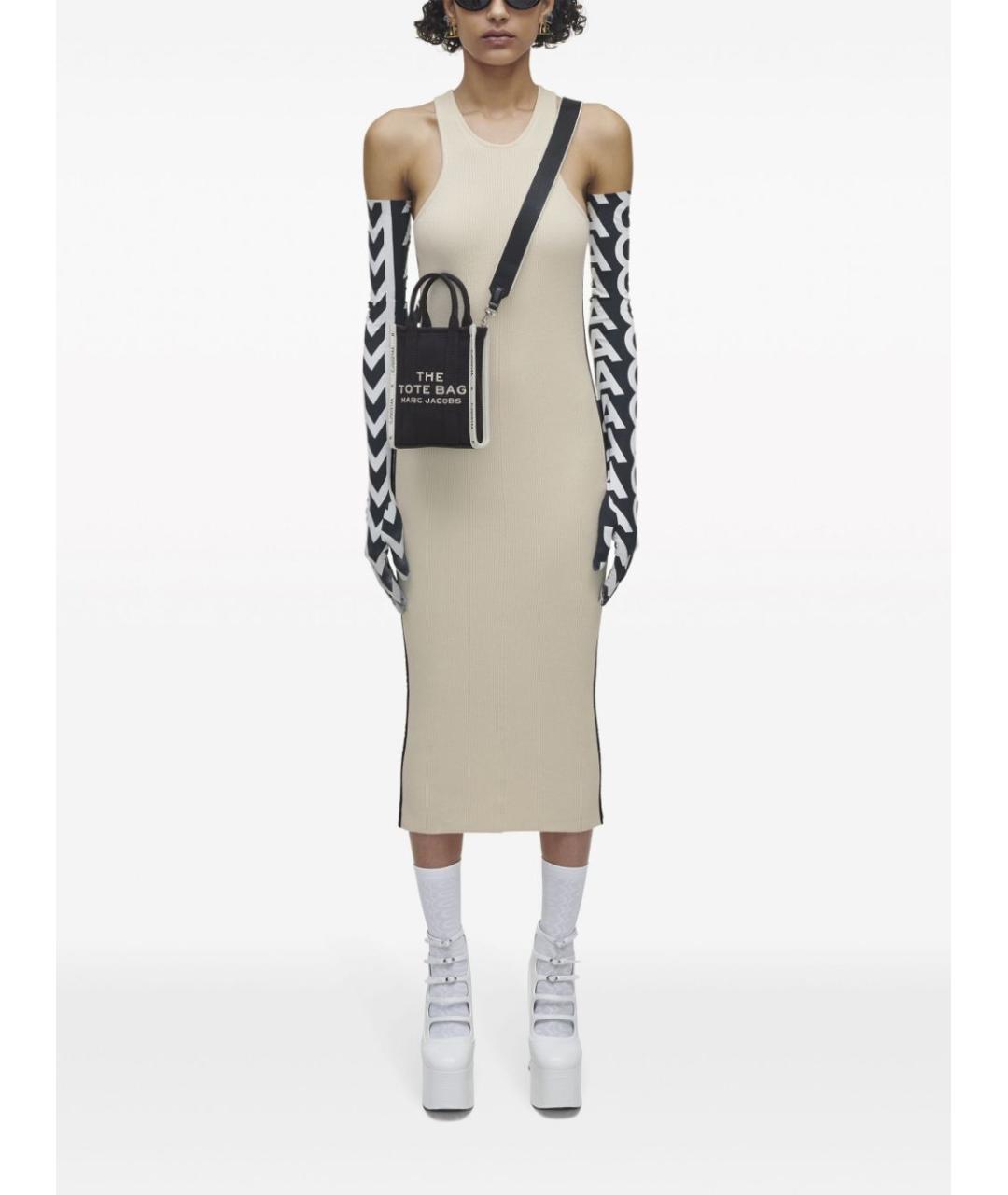 MARC JACOBS Черная хлопковая сумка тоут, фото 3