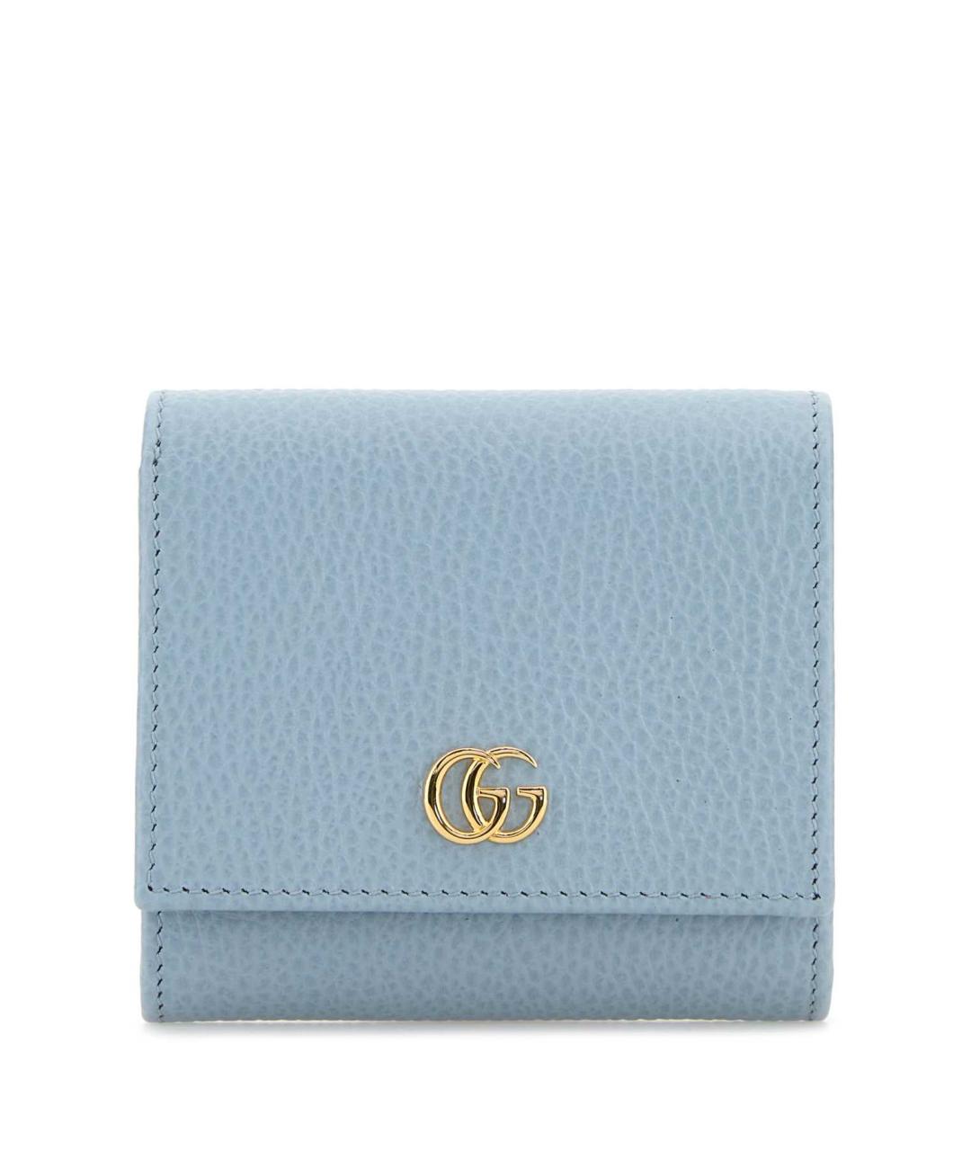 GUCCI Голубой кожаный кошелек, фото 1