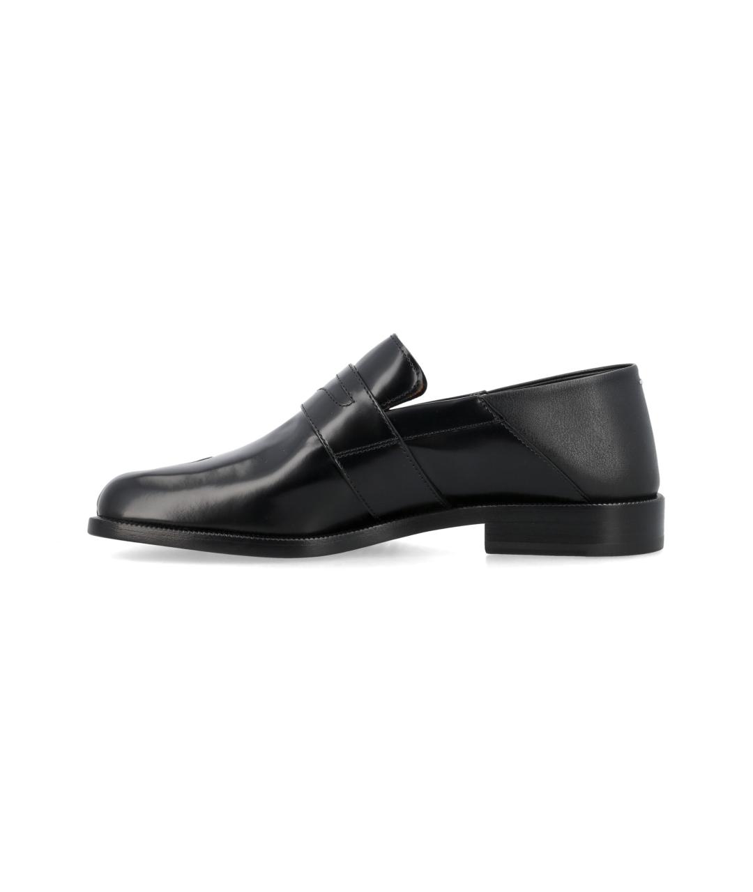 MAISON MARGIELA Черные кожаные лоферы, фото 3