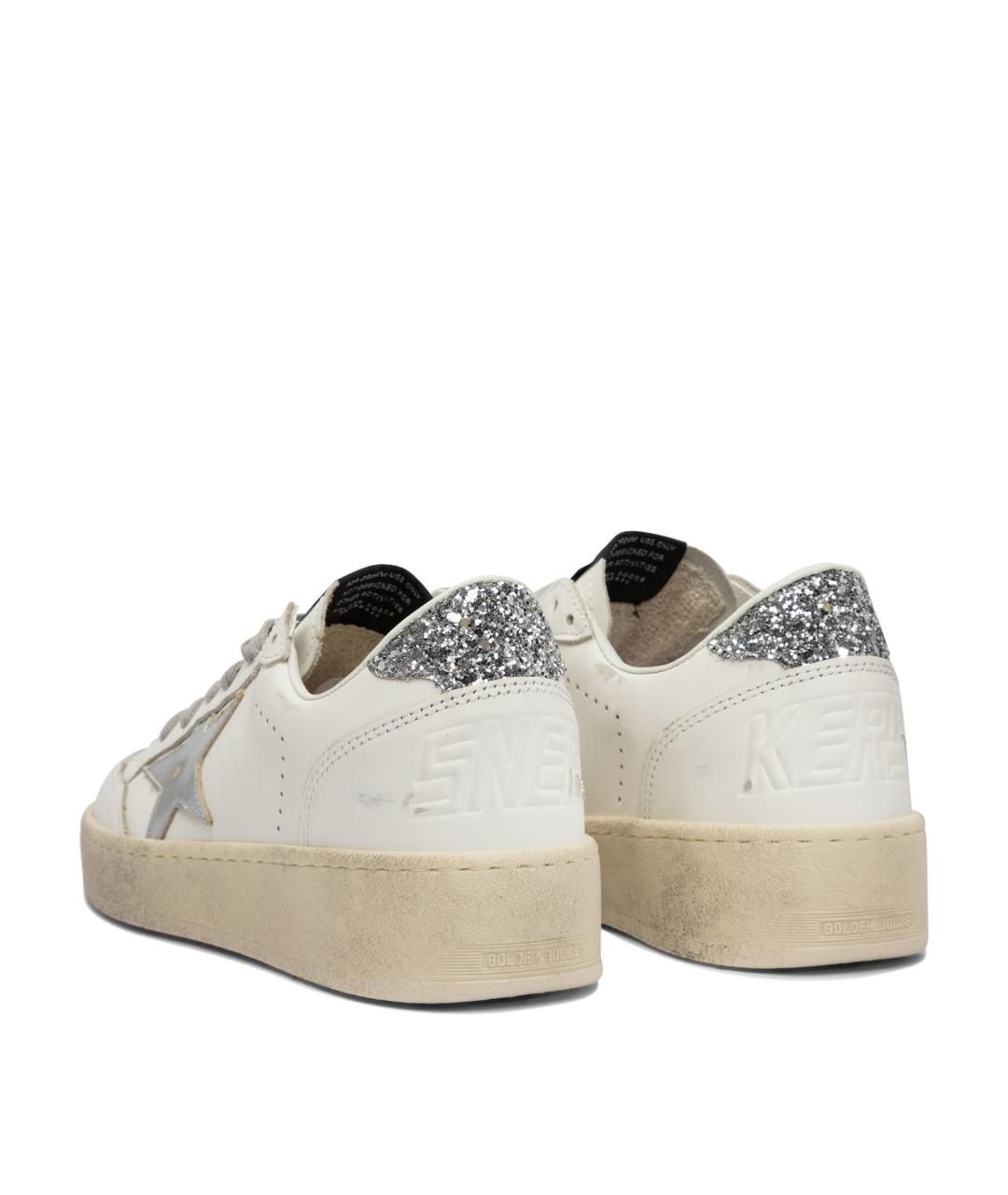 GOLDEN GOOSE DELUXE BRAND Белые кожаные кеды, фото 4