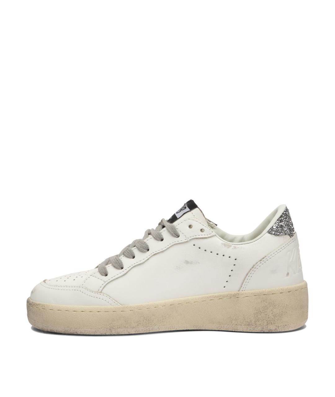 GOLDEN GOOSE DELUXE BRAND Белые кожаные кеды, фото 3