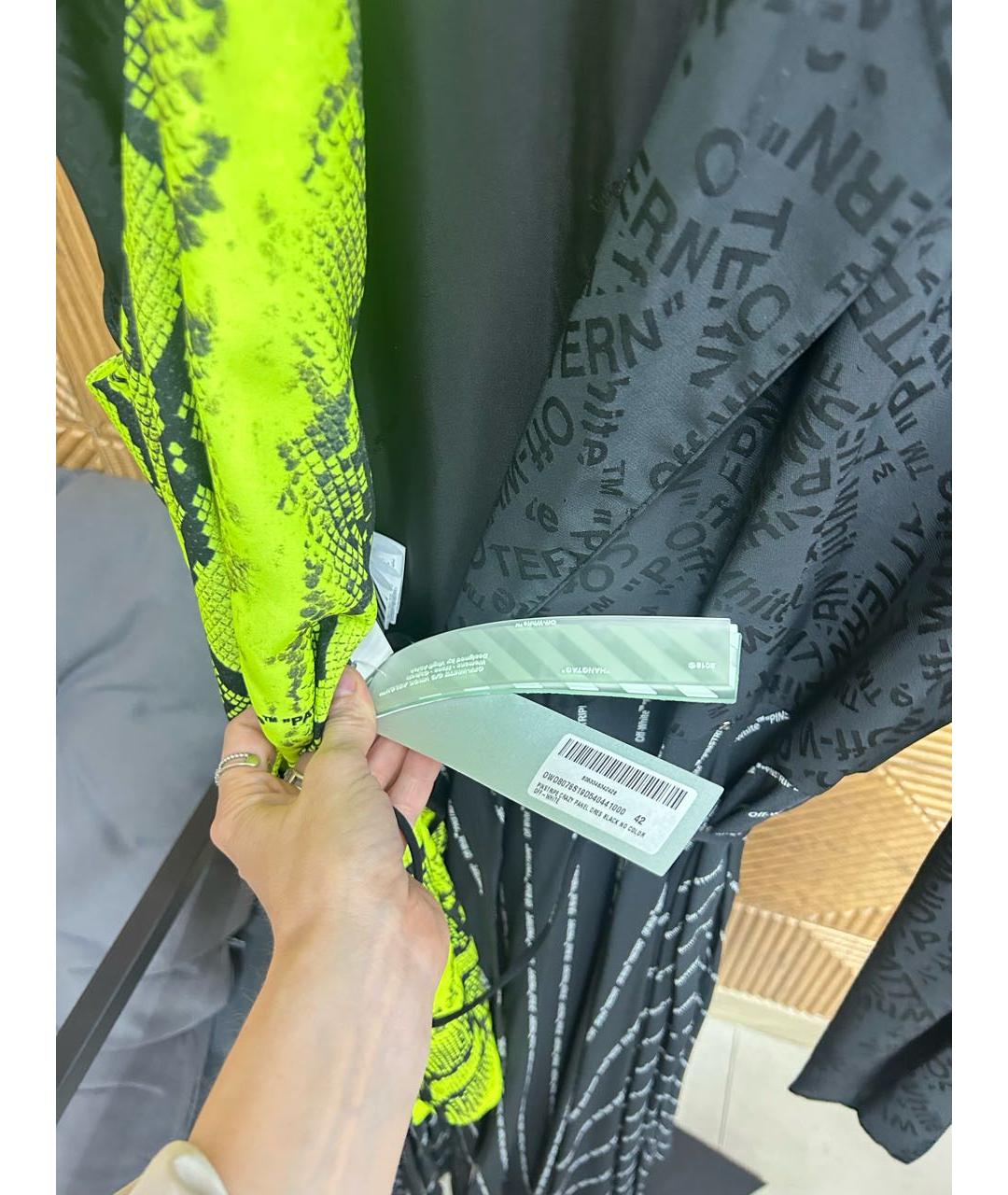 OFF-WHITE Черное платье, фото 3