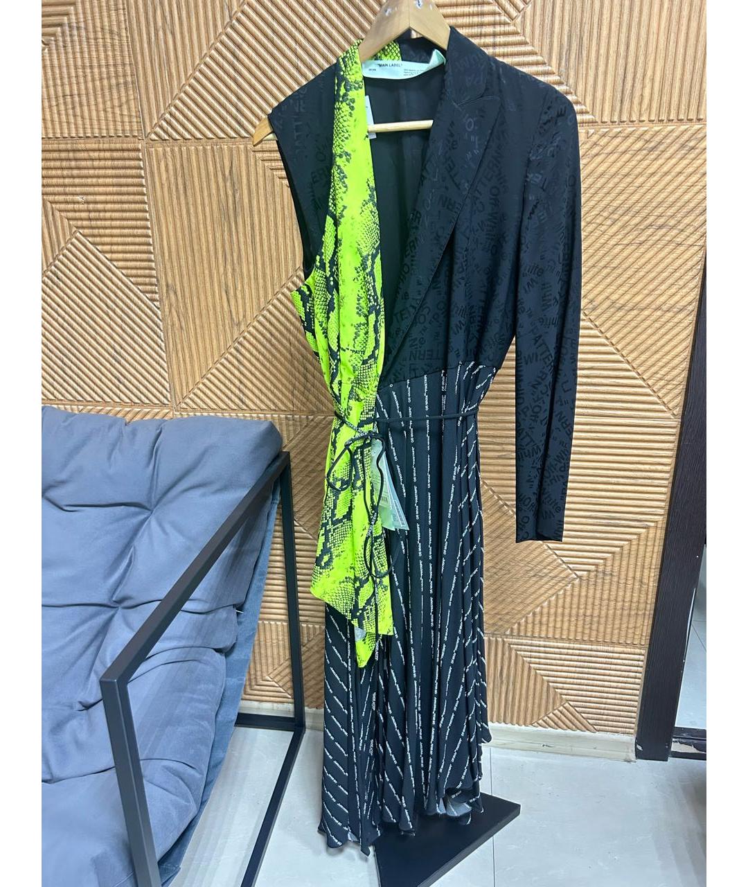 OFF-WHITE Черное платье, фото 2