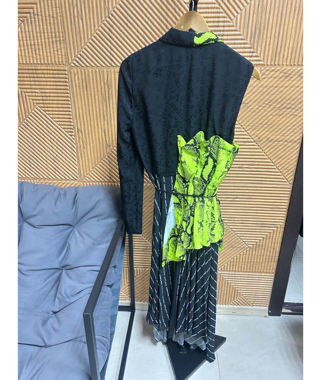 OFF-WHITE Черное платье, фото 6