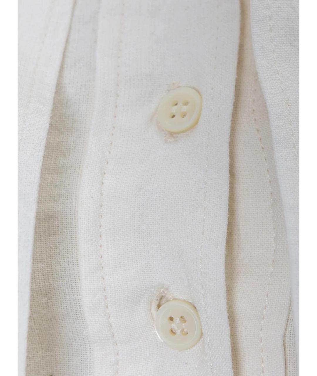 JACQUEMUS Белое хлопковое повседневное платье, фото 4