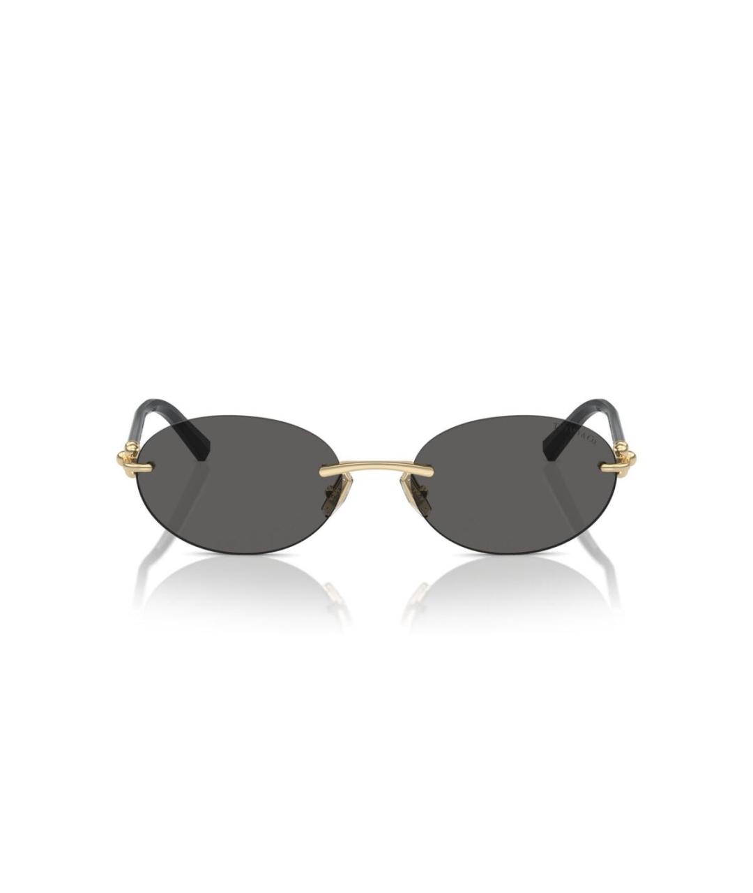 TIFFANY&CO Черные металлические солнцезащитные очки, фото 5