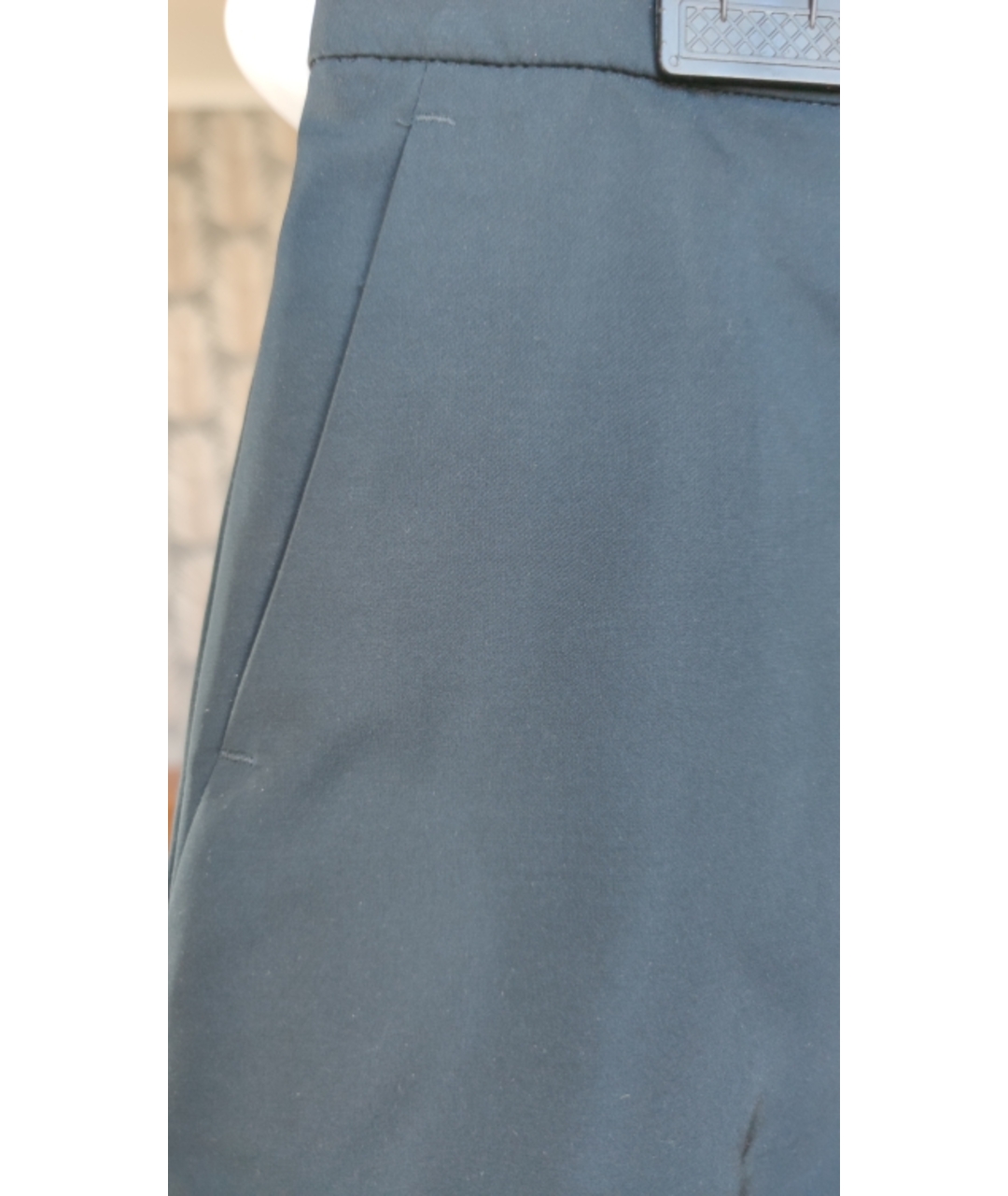 MAX MARA Темно-синяя хлопковая юбка макси, фото 3