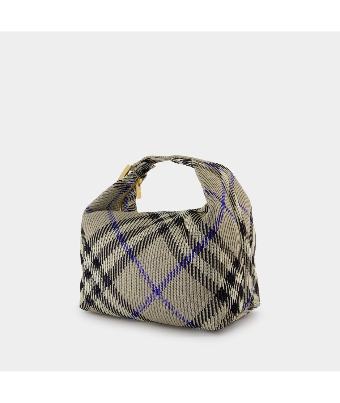 BURBERRY Серая синтетическая сумка через плечо, фото 2