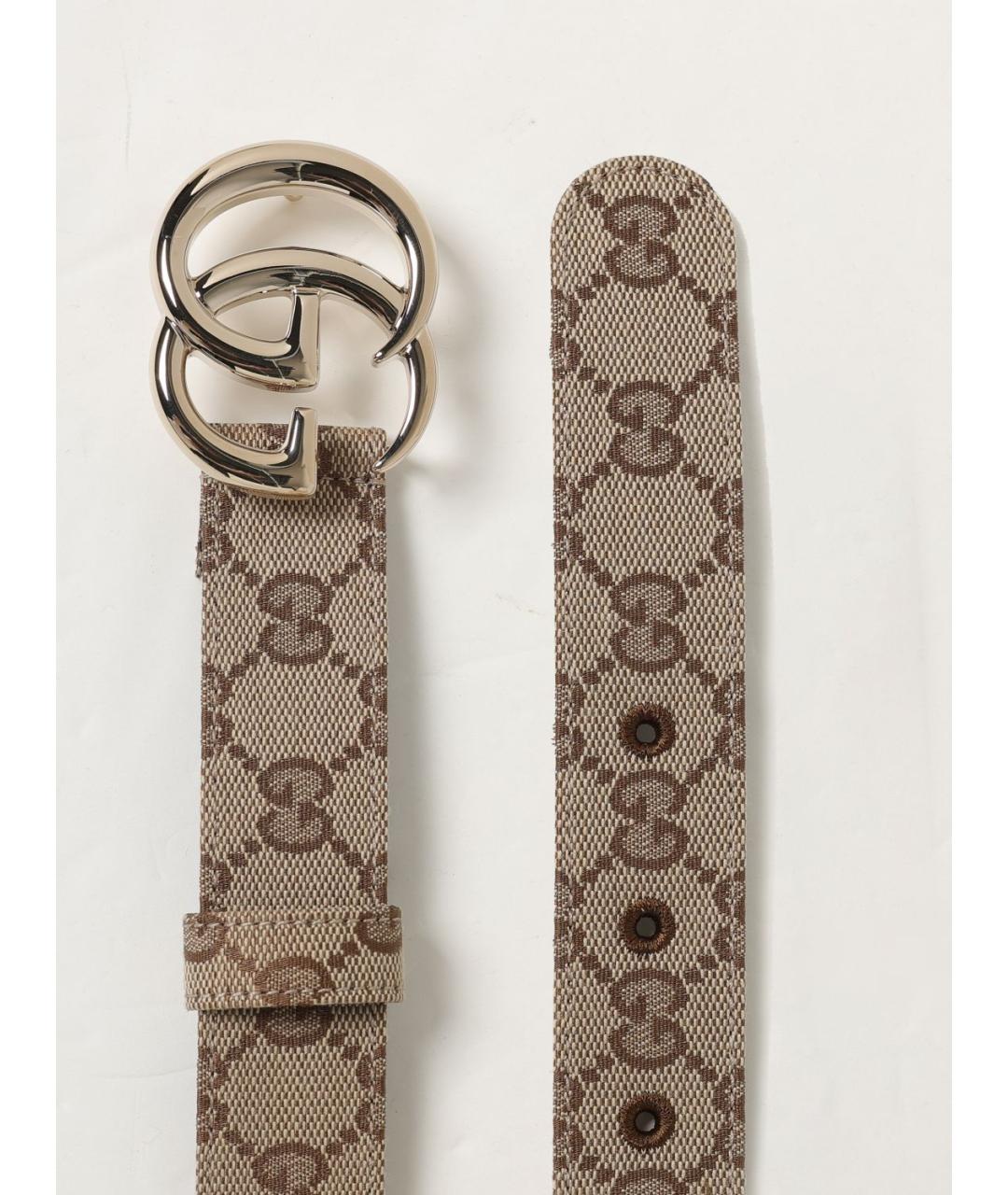 GUCCI Бежевый ремень, фото 3