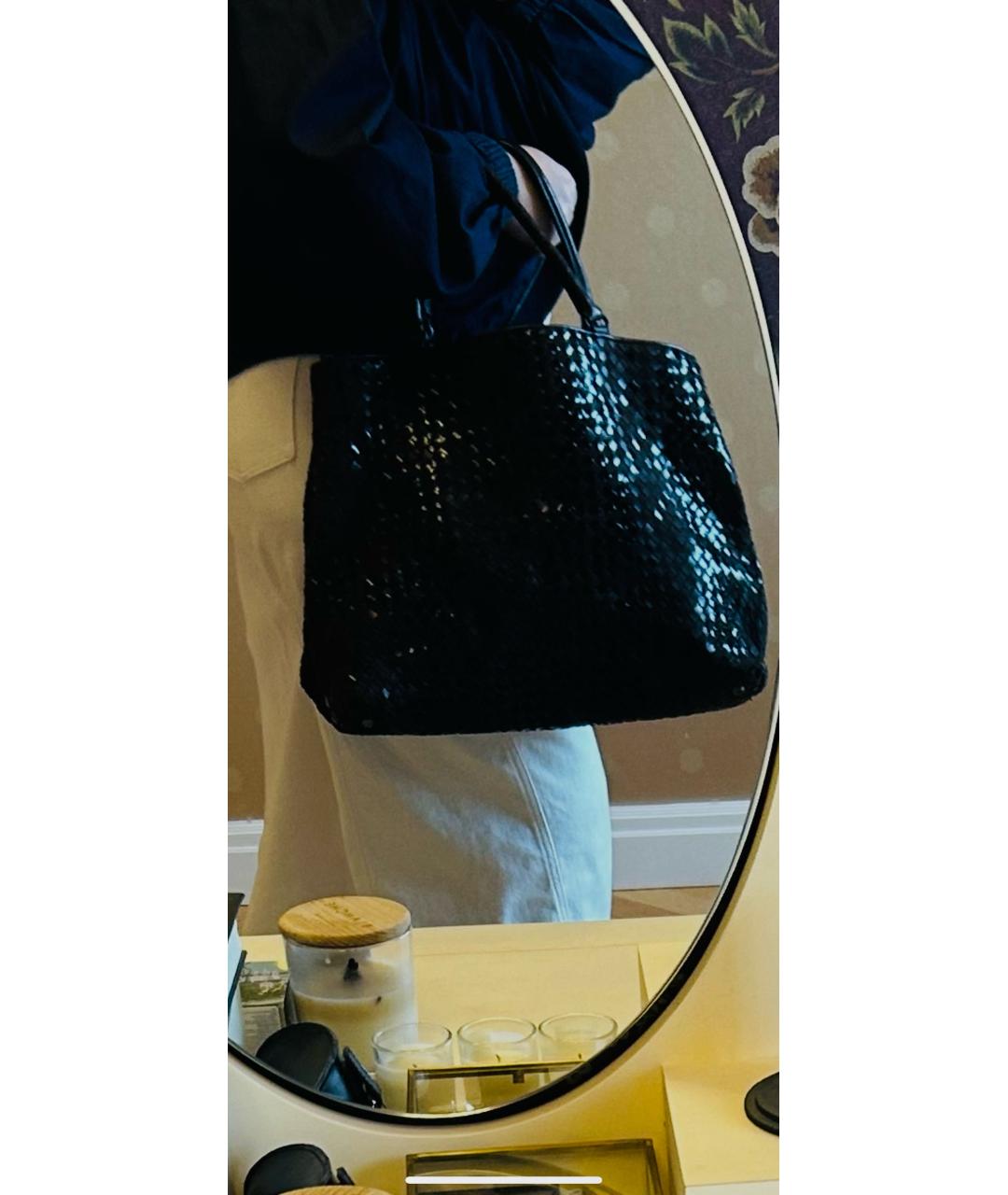 BOTTEGA VENETA Коричневая кожаная сумка тоут, фото 8