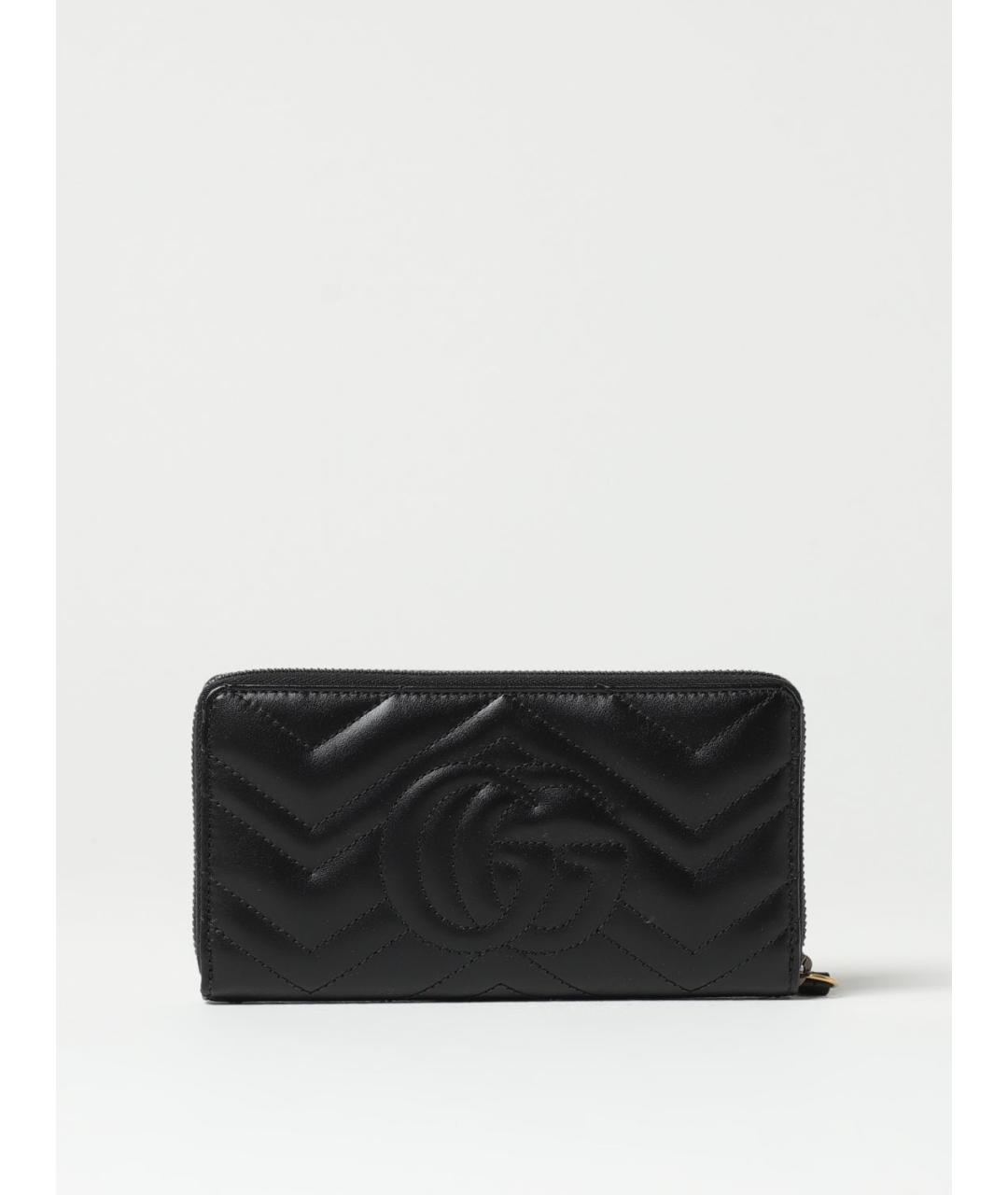 GUCCI Черный кожаный кошелек, фото 3