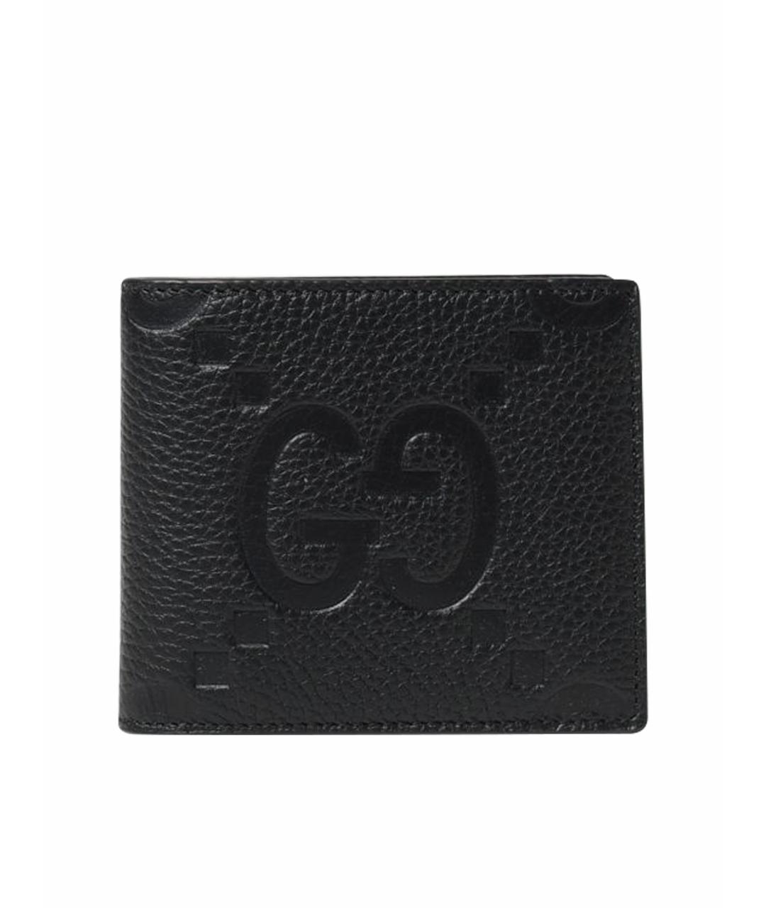 GUCCI Черный кожаный кошелек, фото 1