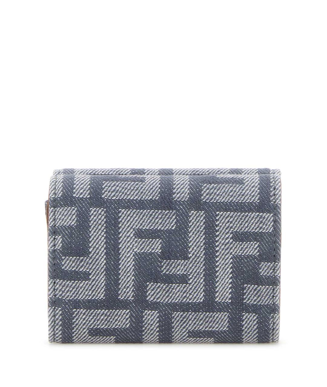 FENDI Голубой кошелек, фото 3