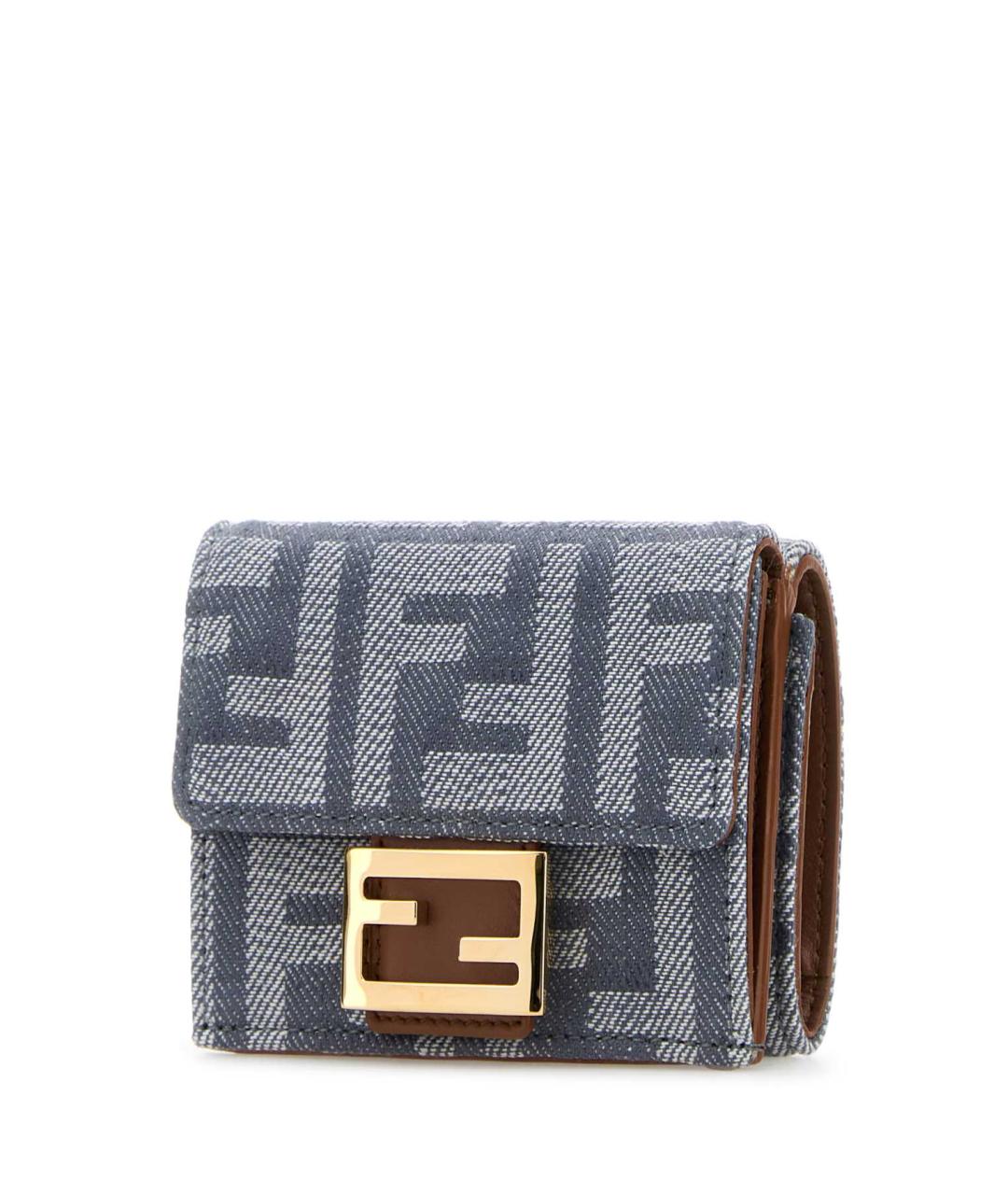 FENDI Голубой кошелек, фото 2