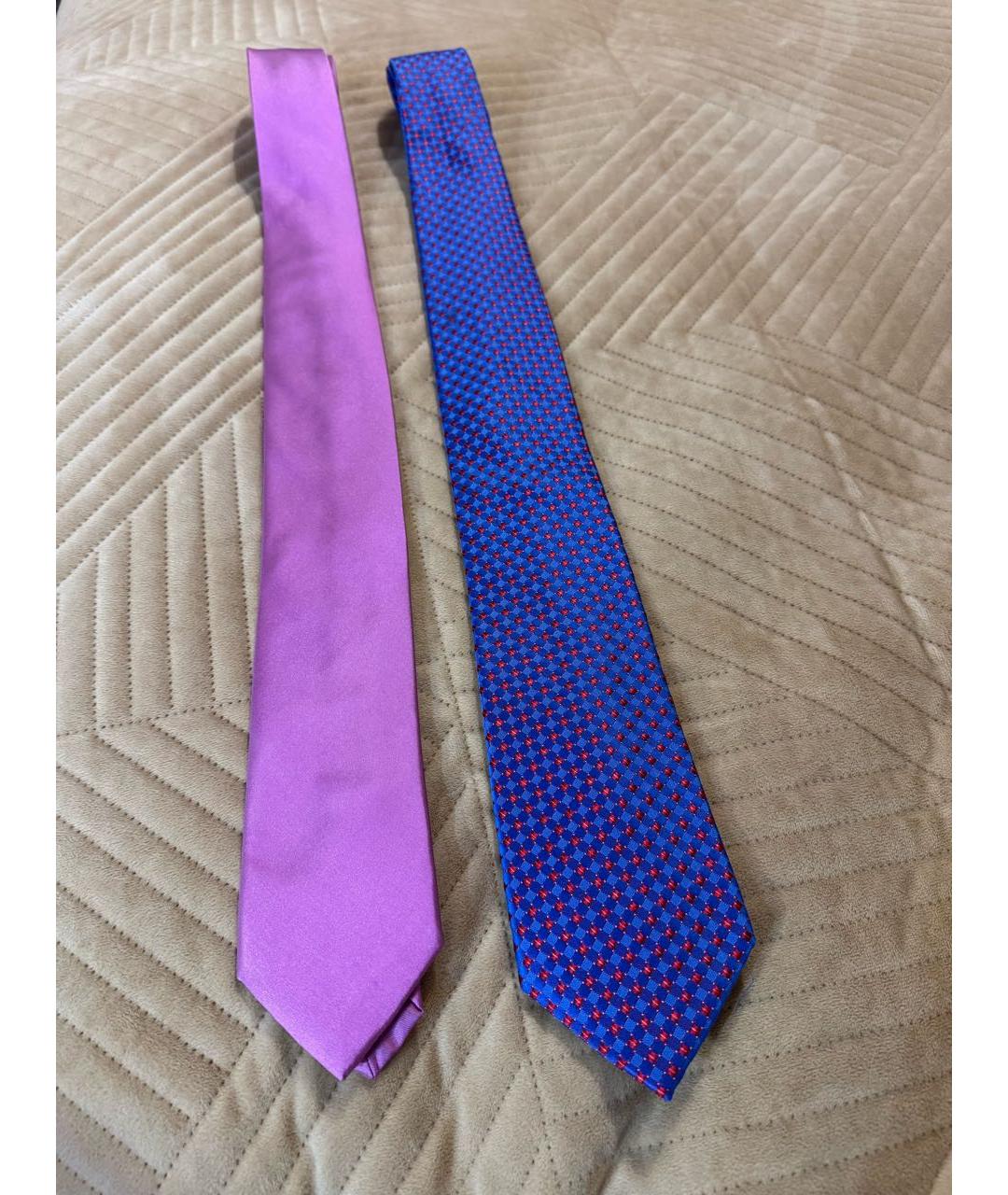 MICHAEL KORS Розовый шелковый галстук, фото 8