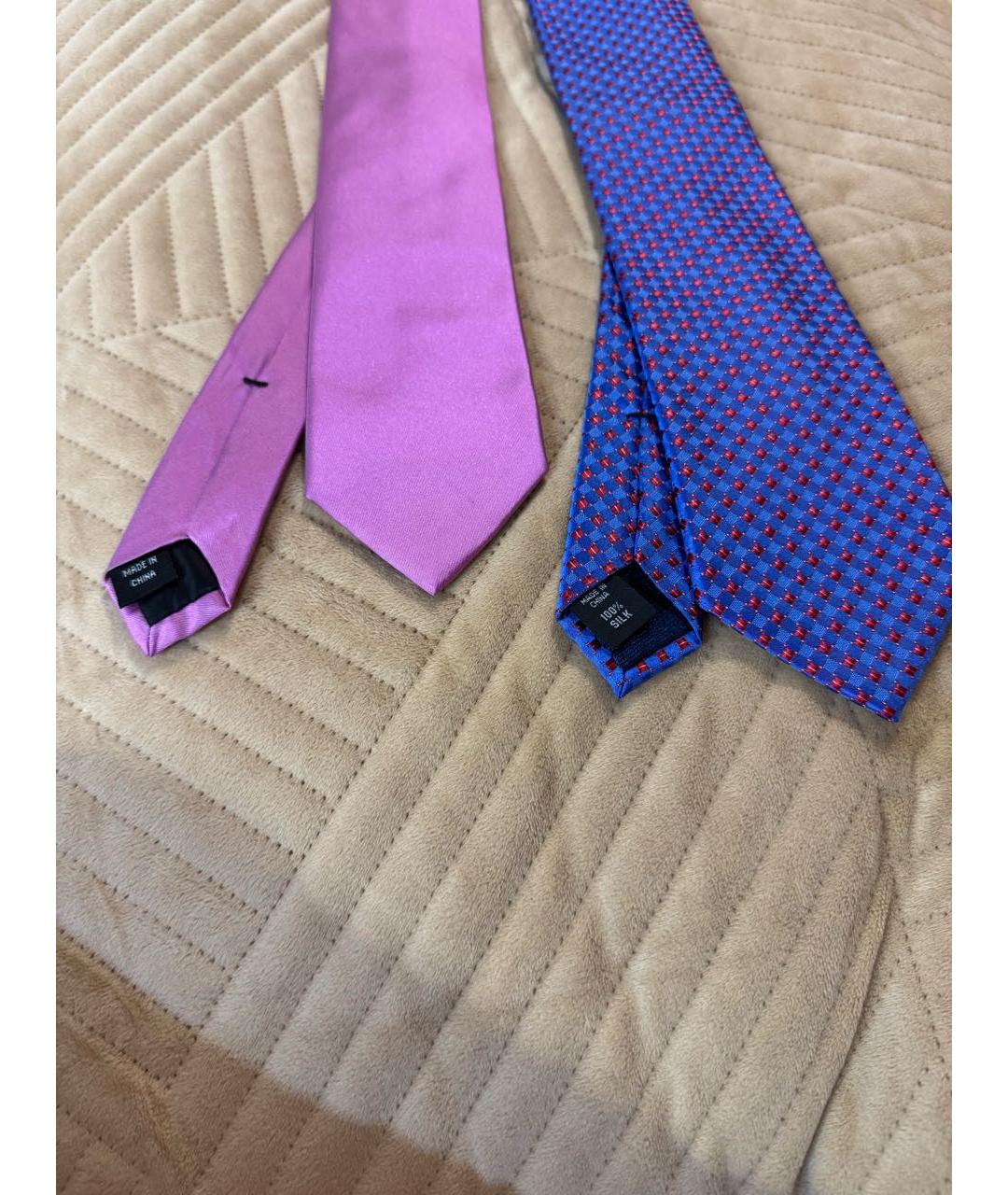 MICHAEL KORS Розовый шелковый галстук, фото 2