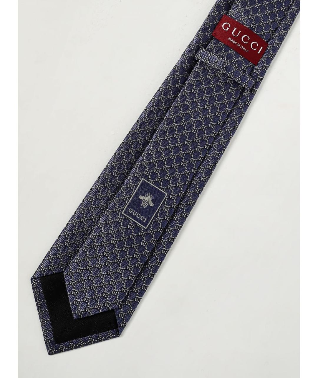 GUCCI Синий галстук, фото 2