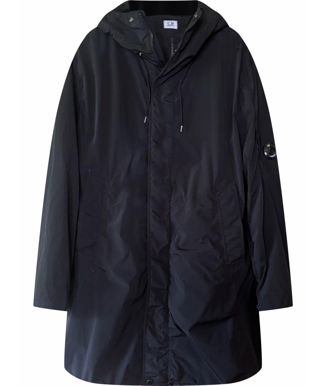 CP COMPANY Черная полиамидовая парка, фото 1