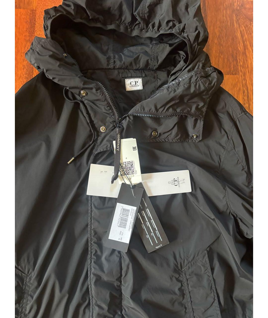 CP COMPANY Черная полиамидовая парка, фото 3