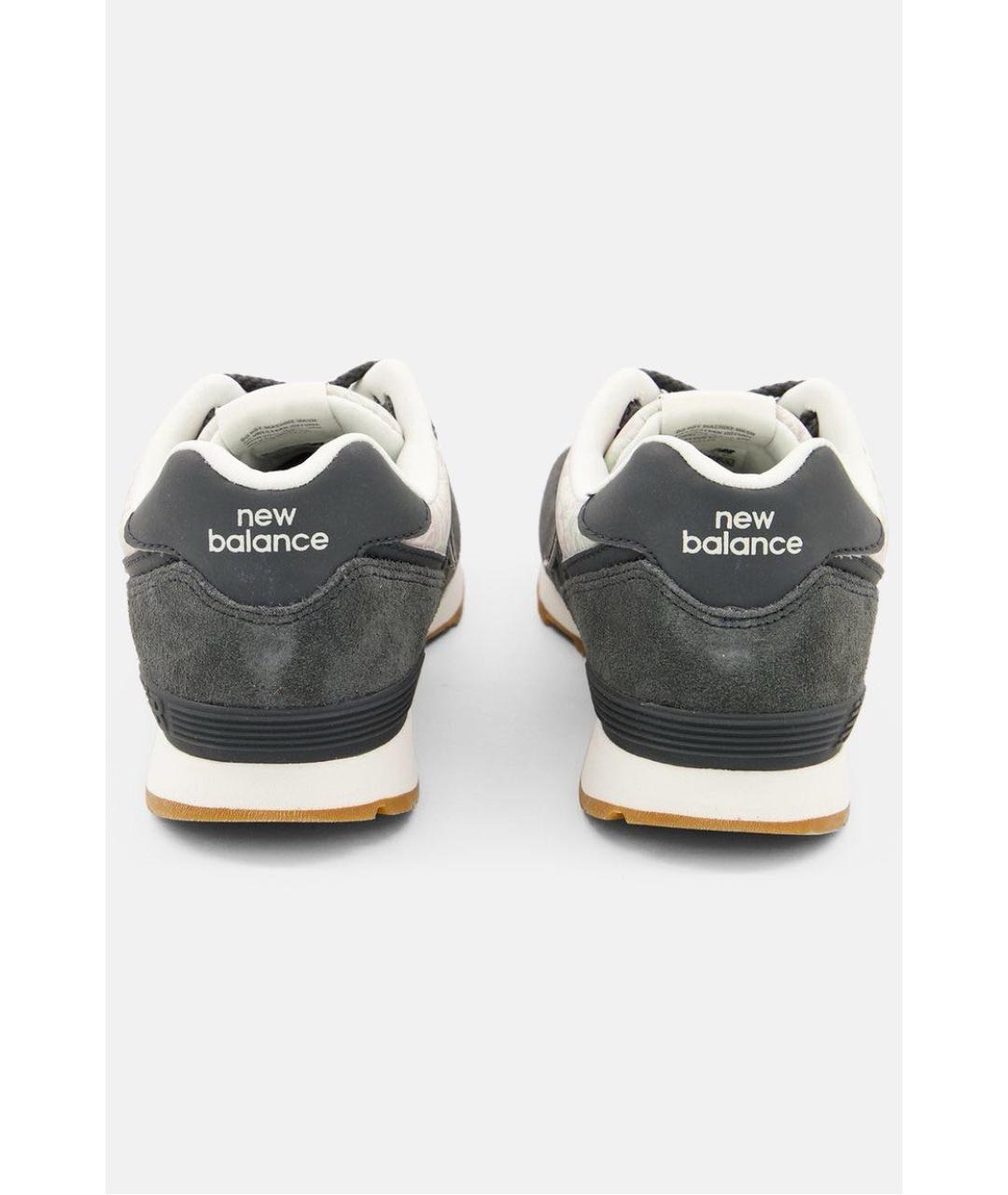 NEW BALANCE Серые кожаные кеды, фото 4