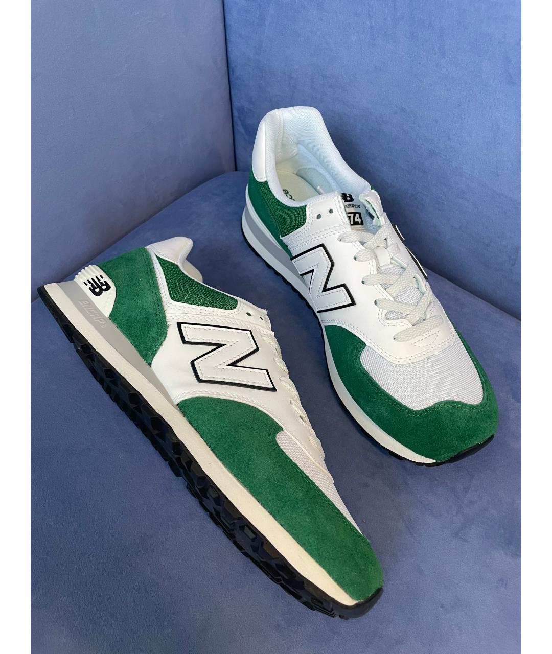 NEW BALANCE Белые низкие кроссовки / кеды, фото 3