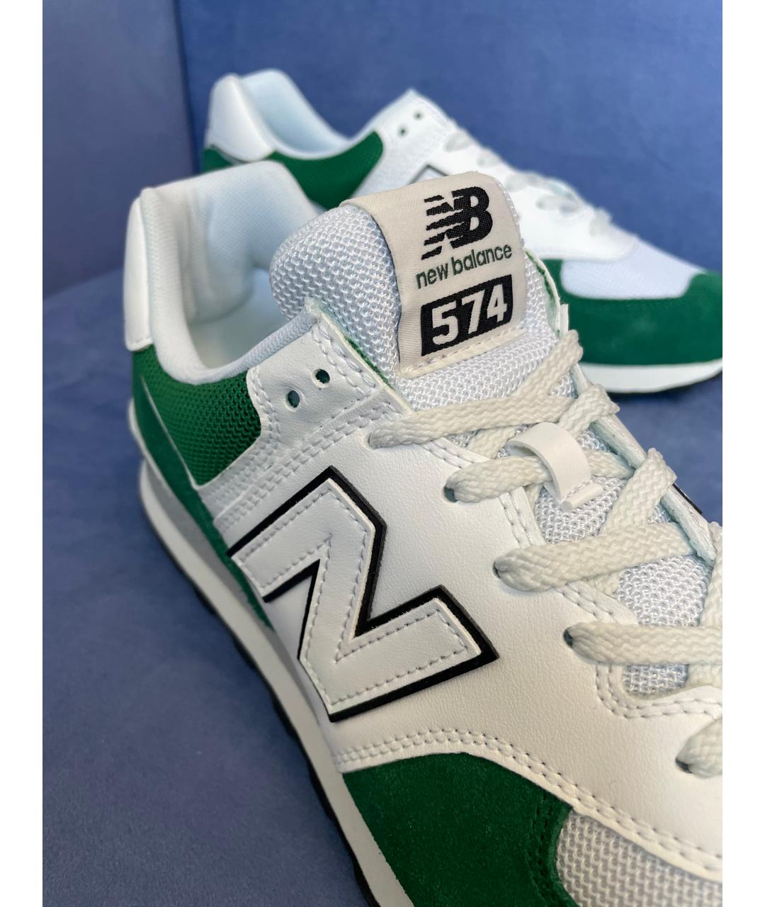 NEW BALANCE Белые низкие кроссовки / кеды, фото 4