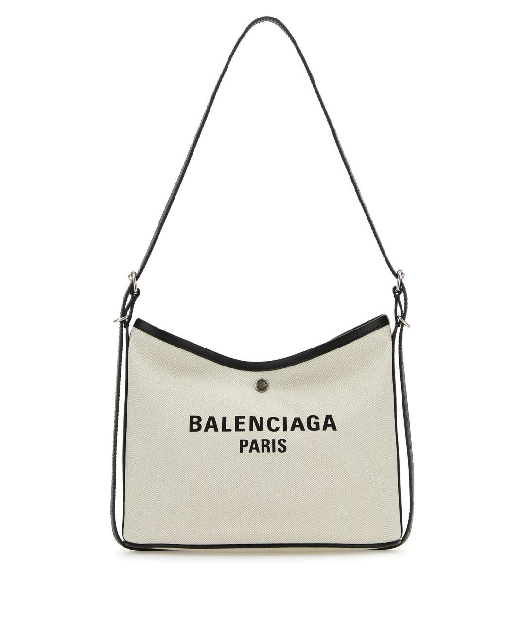 BALENCIAGA Бежевая тканевая сумка через плечо, фото 1