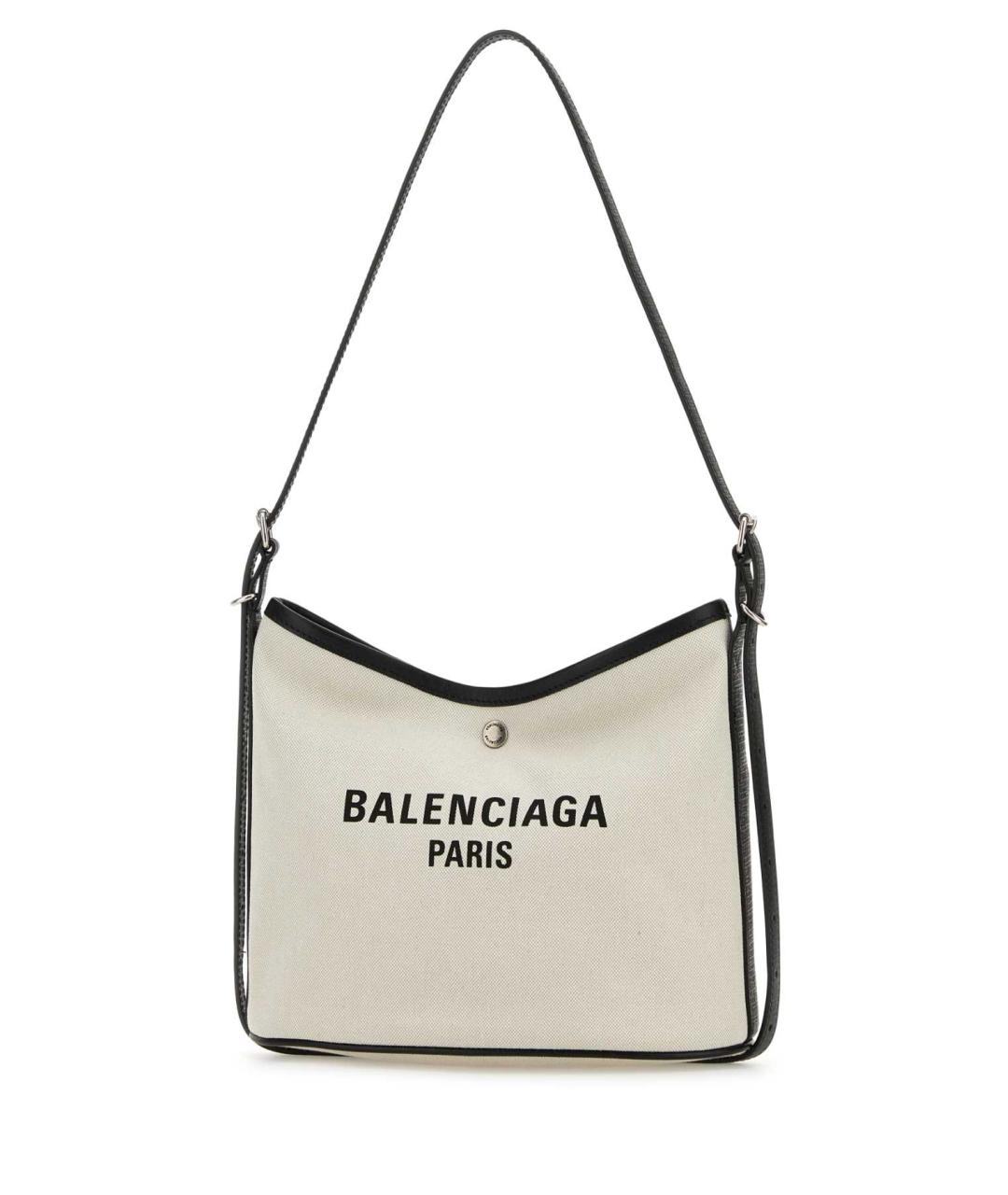 BALENCIAGA Бежевая тканевая сумка через плечо, фото 2