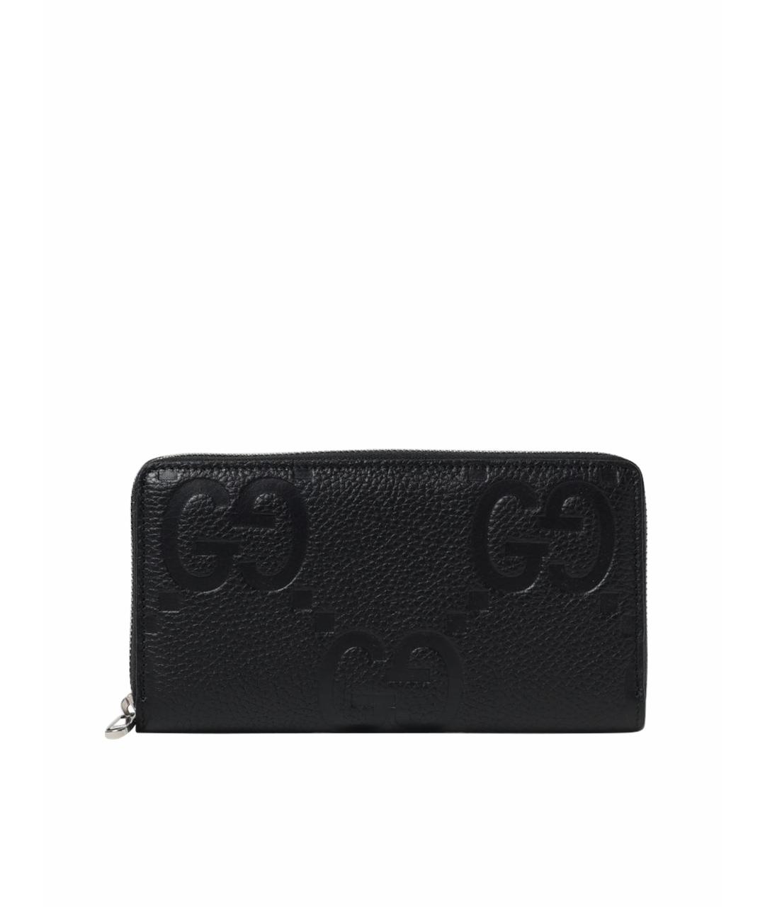 GUCCI Черный кожаный кошелек, фото 1