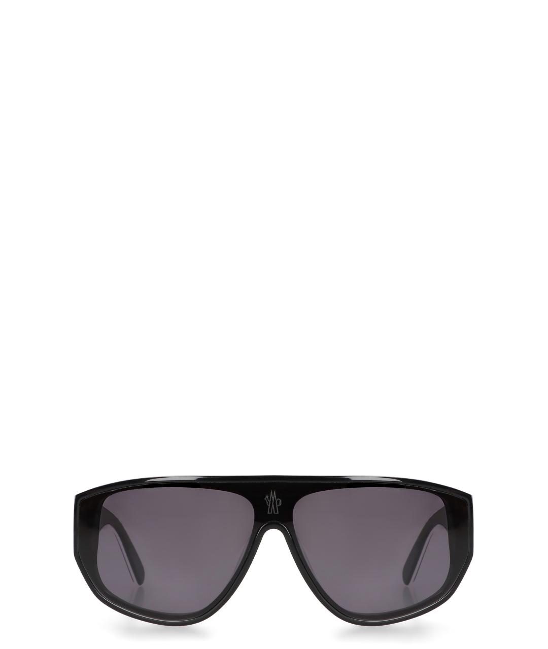 MONCLER Черные солнцезащитные очки, фото 1