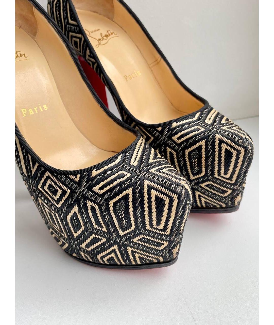 CHRISTIAN LOUBOUTIN Мульти текстильные туфли, фото 8