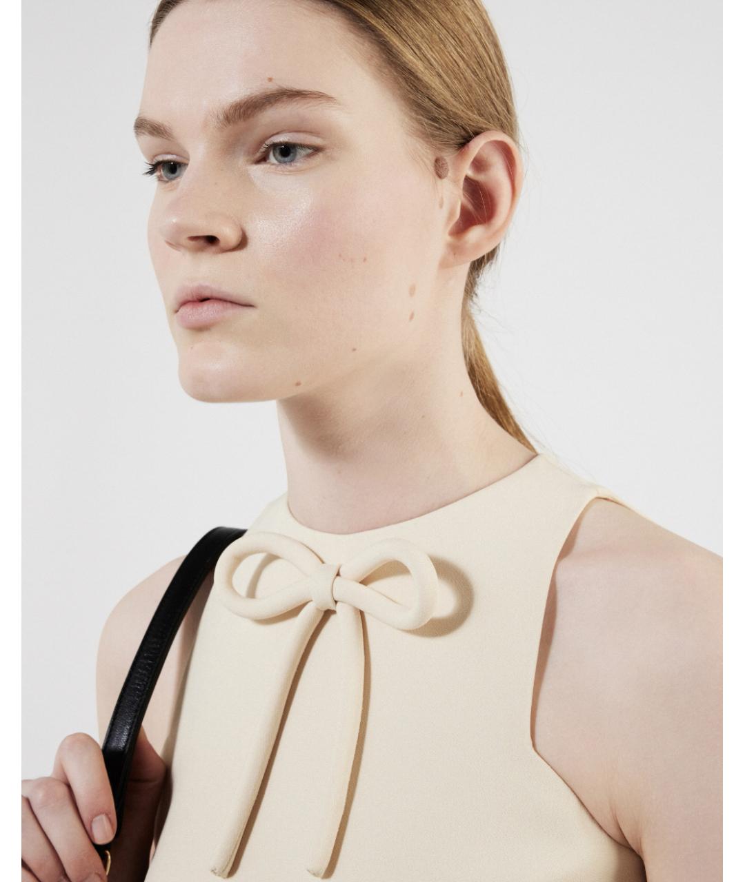 PRADA Бежевая ацетатная майка, фото 3