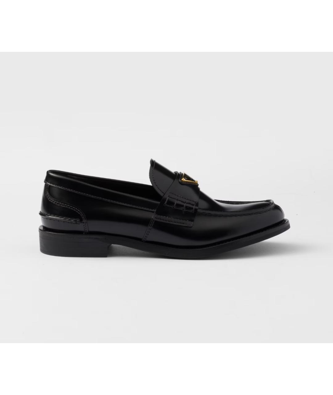 PRADA Черные кожаные лоферы, фото 6