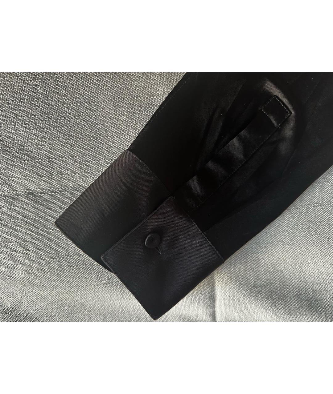 JIL SANDER Черная вискозная рубашка, фото 7