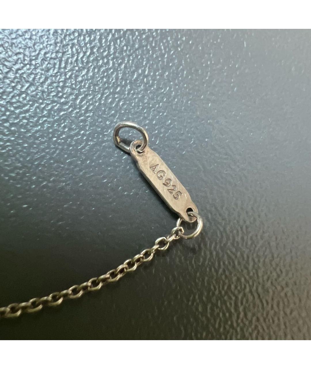 TIFFANY&CO Бирюзовая серебряная подвеска, фото 5