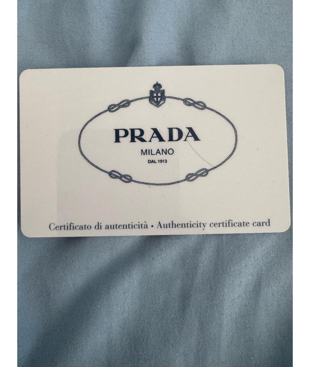 PRADA Бежевая кожаная сумка тоут, фото 6