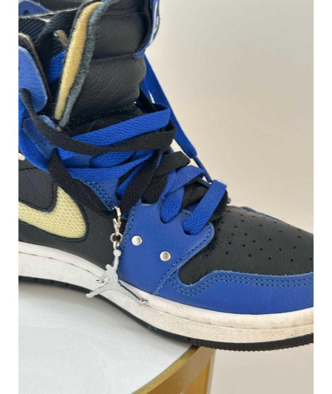 NIKE Синие кожаные кеды, фото 2