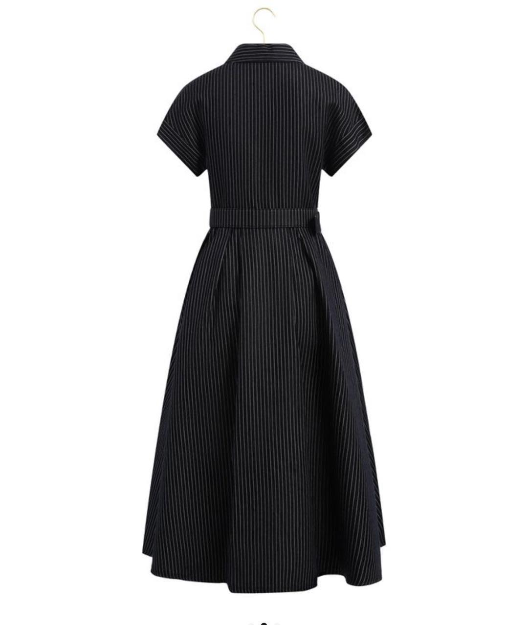 CHRISTIAN DIOR Мульти хлопковое повседневное платье, фото 2