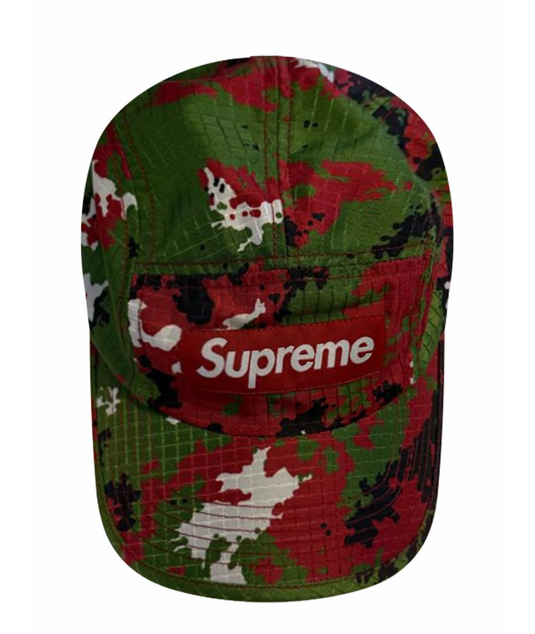 SUPREME Зеленая кепка/бейсболка, фото 1