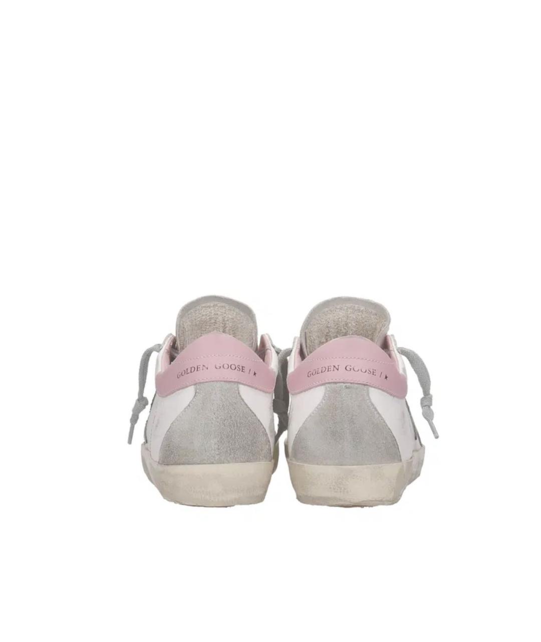 GOLDEN GOOSE DELUXE BRAND Белые кожаные кеды, фото 4