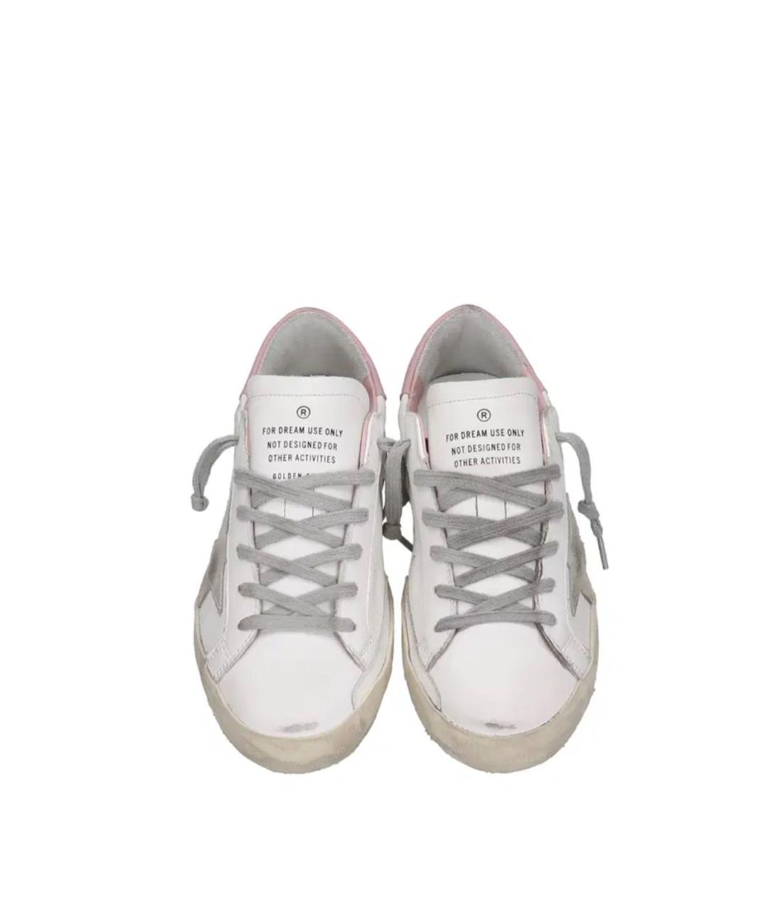GOLDEN GOOSE DELUXE BRAND Белые кожаные кеды, фото 3