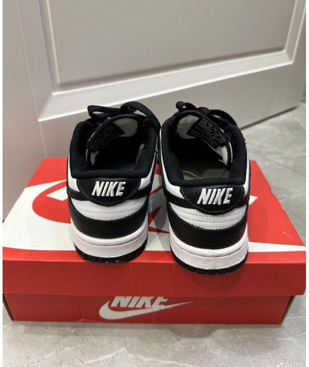 NIKE Белые кожаные кроссовки, фото 3
